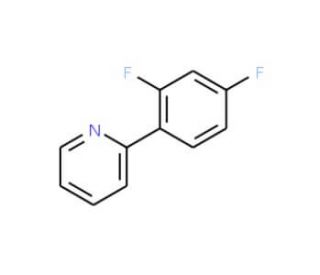 2-(2,4-Difluorophenyl)pyridine (CAS 391604-55-0) - chemical structure image