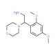 2-(2,4-Dimethoxy-phenyl)-2-morpholin-4-yl-ethylamine - chemical structure image