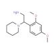 2-(2,4-Dimethoxy-phenyl)-2-piperidin-1-yl-ethylamine - chemical structure image