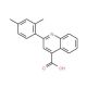 2-(2,4-Dimethyl-phenyl)-quinoline-4-carboxylic acid (CAS 5466-33-1) - chemical structure image