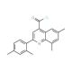 2-(2,4-dimethylphenyl)-6,8-dimethylquinoline-4-carbonyl chloride - chemical structure image