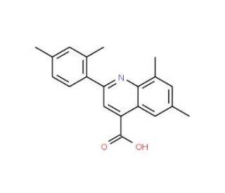 2-(2,4-Dimethylphenyl)-6,8-dimethylquinoline-4-carboxylic acid - chemical structure image