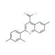 2-(2,4-dimethylphenyl)-6-methylquinoline-4-carbonyl chloride - chemical structure image
