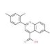 2-(2,4-Dimethylphenyl)-6-methylquinoline-4-carboxylic acid - chemical structure image