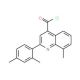2-(2,4-dimethylphenyl)-8-methylquinoline-4-carbonyl chloride - chemical structure image