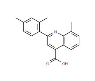 2-(2,4-Dimethylphenyl)-8-methylquinoline-4-carboxylic acid - chemical structure image