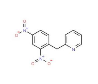 2-(2,4-Dinitrobenzyl)pyridine (CAS 1151-97-9) - chemical structure image