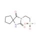 2-(2,4-dioxo-1,3-diazaspiro[4.4]non-3-yl)ethanesulfonyl fluoride - chemical structure image