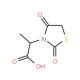 2-(2,4-Dioxo-thiazolidin-3-yl)-propionic acid - chemical structure image