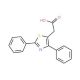 2-(2,4-Diphenyl-1,3-thiazol-5-yl)acetic acid (CAS 21256-15-5) - chemical structure image