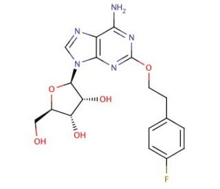 2-[2-(4-Fluorophenyl)ethoxy]adenosine - chemical structure image