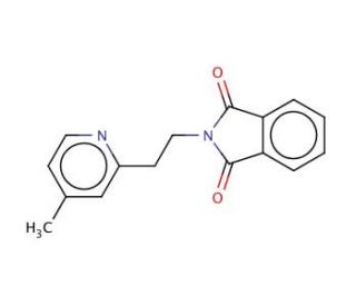 2-[2-(4-Methyl-pyridin-2-yl)-ethyl]-isoindole-1,3-dione - chemical structure image