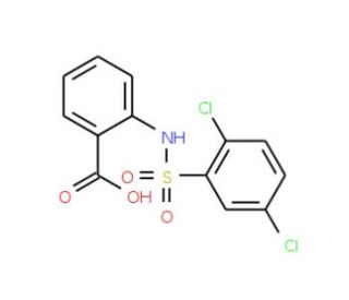 2-(2,5-Dichloro-benzenesulfonylamino)-benzoic acid - chemical structure image