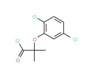 2-(2,5-dichlorophenoxy)-2-methylpropanoyl chloride - chemical structure image