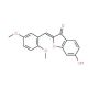 2-(2,5-dimethoxybenzylidene)-6-hydroxy-1-benzofuran-3(2H)-one - chemical structure image