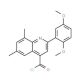 2-(2,5-dimethoxyphenyl)-6,8-dimethylquinoline-4-carbonyl chloride - chemical structure image