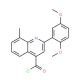 2-(2,5-dimethoxyphenyl)-8-methylquinoline-4-carbonyl chloride - chemical structure image