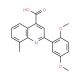 2-(2,5-Dimethoxyphenyl)-8-methylquinoline-4-carboxylic acid - chemical structure image