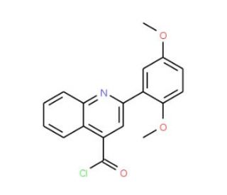 2-(2,5-dimethoxyphenyl)quinoline-4-carbonyl chloride - chemical structure image