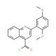 2-(2,5-dimethoxyphenyl)quinoline-4-carbonyl chloride - chemical structure image