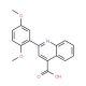 2-(2,5-Dimethoxyphenyl)quinoline-4-carboxylic acid - chemical structure image
