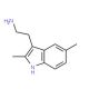 [2-(2,5-dimethyl-1H-indol-3-yl)ethyl]amine hydrochloride (CAS 1079-44-3) - chemical structure image