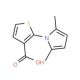 2-(2,5-Dimethyl-1H-pyrrol-1-yl)-3-thiophenecarboxylic acid - chemical structure image