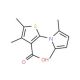 2-(2,5-dimethyl-1H-pyrrol-1-yl)-4,5-dimethylthiophene-3-carboxylic acid - chemical structure image