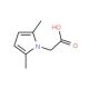 2-(2,5-dimethyl-1H-pyrrol-1-yl)acetic acid (CAS 109960-17-0) - chemical structure image