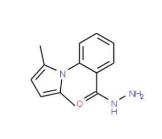 2-(2,5-Dimethyl-1H-pyrrol-1-yl)-benzenecarbohydrazide (CAS 100373-80-6) - chemical structure image