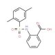 2-(2,5-Dimethyl-benzenesulfonylamino)-benzoic acid - chemical structure image