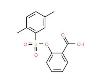 2-(2,5-Dimethyl-benzenesulfonyloxy)-benzoic acid - chemical structure image