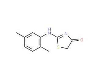 2-(2,5-Dimethyl-phenylamino)-thiazol-4-one - chemical structure image