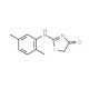 2-(2,5-Dimethyl-phenylamino)-thiazol-4-one - chemical structure image