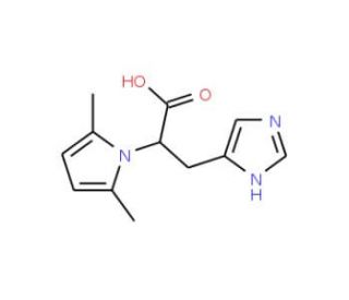 2-(2,5-Dimethyl-pyrrol-1-yl)-3-(1H-imidazol-4-yl)-propionic acid - chemical structure image