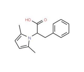 2-(2,5-Dimethyl-pyrrol-1-yl)-3-phenyl-propionic acid - chemical structure image