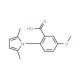 2-(2,5-Dimethyl-pyrrol-1-yl)-5-methoxy-benzoic acid - chemical structure image