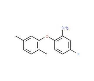 2-(2,5-Dimethylphenoxy)-5-fluoroaniline - chemical structure image