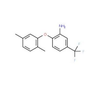 2-(2,5-Dimethylphenoxy)-5-(trifluoromethyl)aniline - chemical structure image