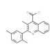 2-(2,5-dimethylphenyl)-3-methylquinoline-4-carbonyl chloride - chemical structure image