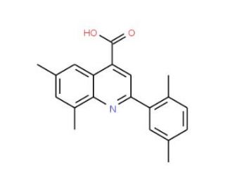 2-(2,5-Dimethylphenyl)-6,8-dimethylquinoline-4-carboxylic acid - chemical structure image