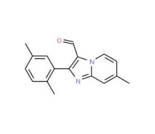 2-(2,5-Dimethylphenyl)-7-methylimidazo-[1,2-a]pyridine-3-carbaldehyde - chemical structure image