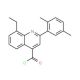 2-(2,5-dimethylphenyl)-8-ethylquinoline-4-carbonyl chloride - chemical structure image