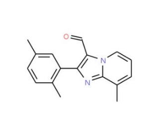 2-(2,5-Dimethylphenyl)-8-methylimidazo-[1,2-a]pyridine-3-carbaldehyde - chemical structure image