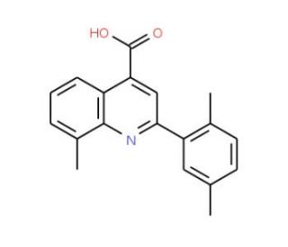 2-(2,5-Dimethylphenyl)-8-methylquinoline-4-carboxylic acid - chemical structure image