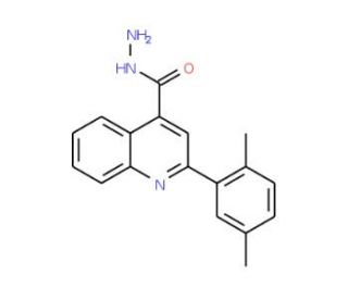 2-(2,5-Dimethylphenyl)quinoline-4-carbohydrazide - chemical structure image