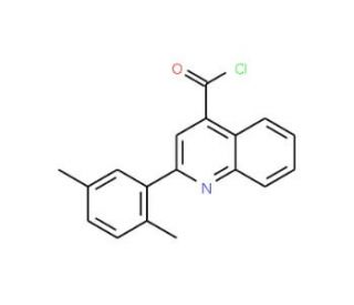 2-(2,5-dimethylphenyl)quinoline-4-carbonyl chloride - chemical structure image