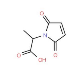 2-(2,5-Dioxo-2,5-dihydro-pyrrol-1-yl)-propionic acid - chemical structure image