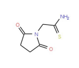 2-(2,5-dioxopyrrolidin-1-yl)ethanethioamide - chemical structure image