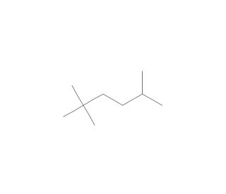 2,2,5-Trimethylhexane (CAS 3522-94-9) - chemical structure image
